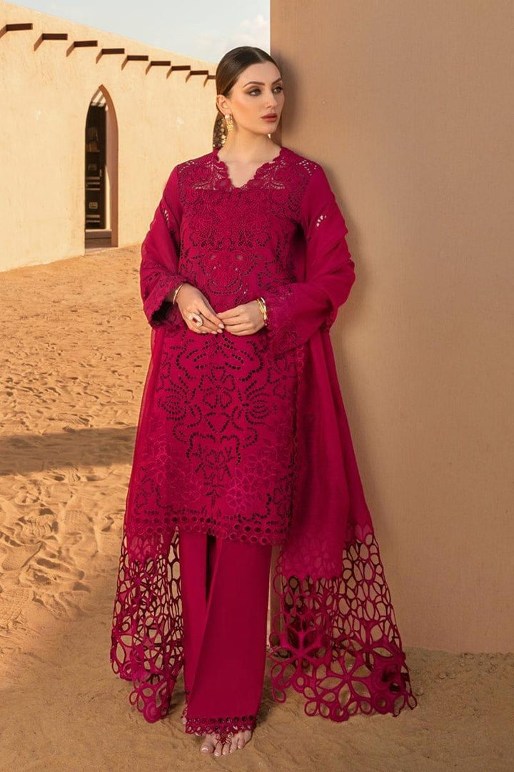 LAWN EMBROIDERY 3 PIECE DRESS