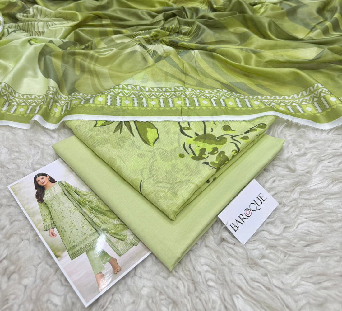 Lawn Boroque 3 piece dress