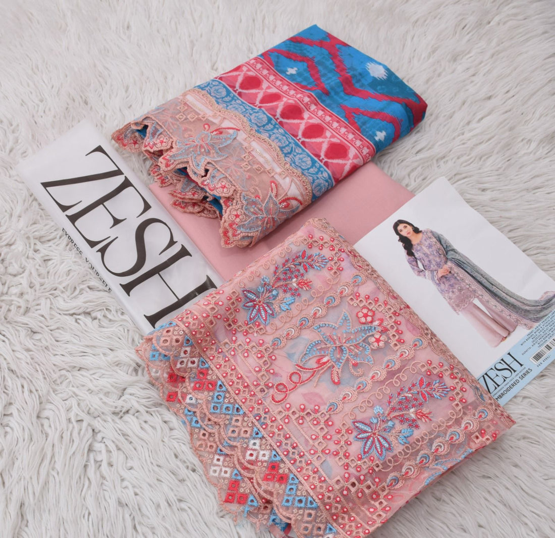 Luxury Embroidered Lawn Suit
