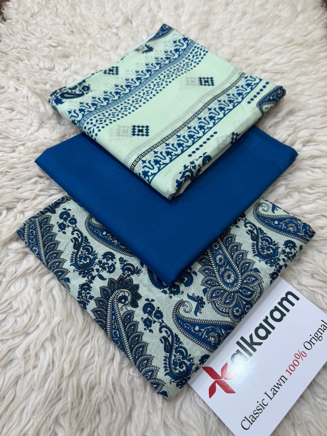 AL KARAM  LAWN PRINTED DRESSS