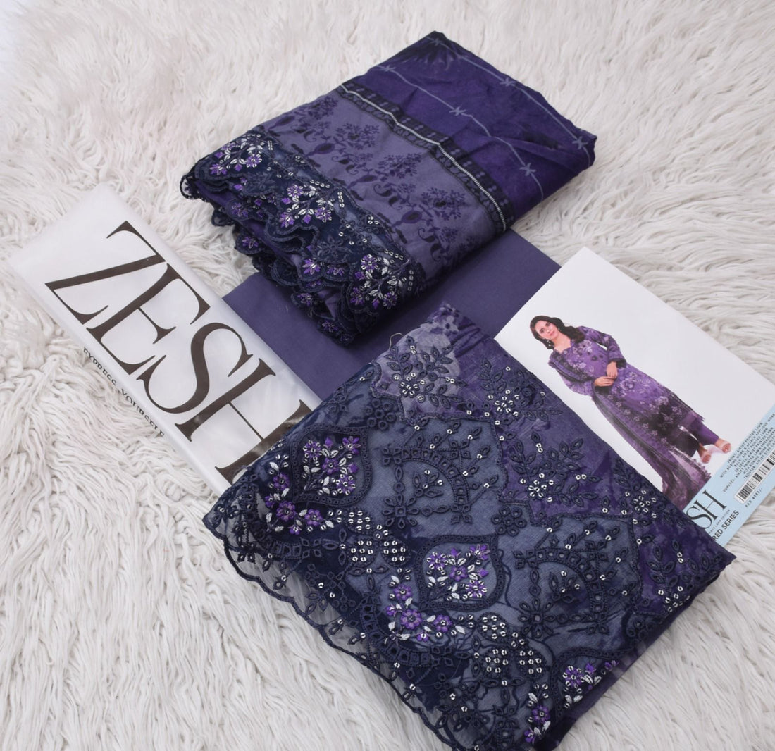 Luxury Embroidered Lawn Suit