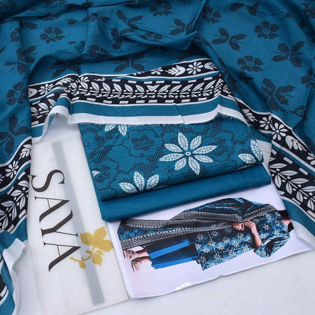 PRINTED LAWN DRESS SAYA BRAND