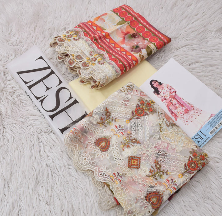 Luxury Embroidered Lawn Suit
