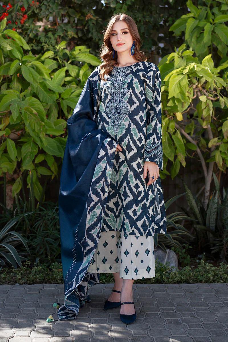Elegant Printed lawn 3 Piece Suit
