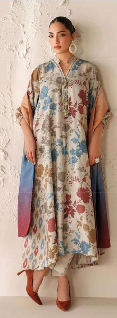 Elegant Printed lawn 3 Piece Suit
