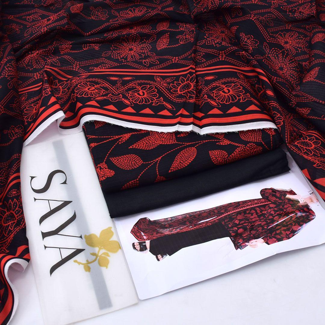 PRINTED LAWN DRESS SAYA BRAND