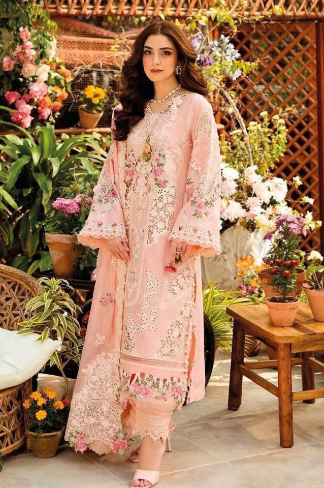 3 piece Embroidered  lawn