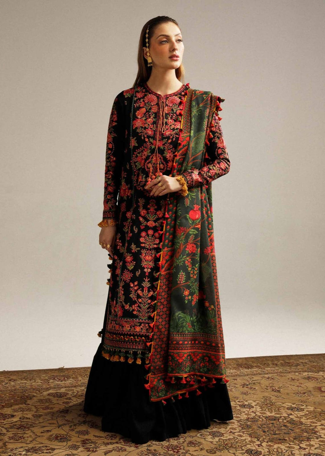 3 piece Embroidered  lawn