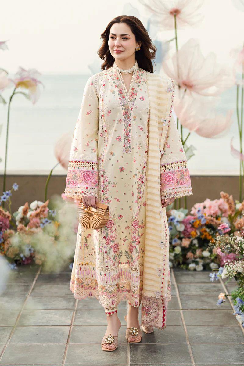 3 piece Embroidered  lawn