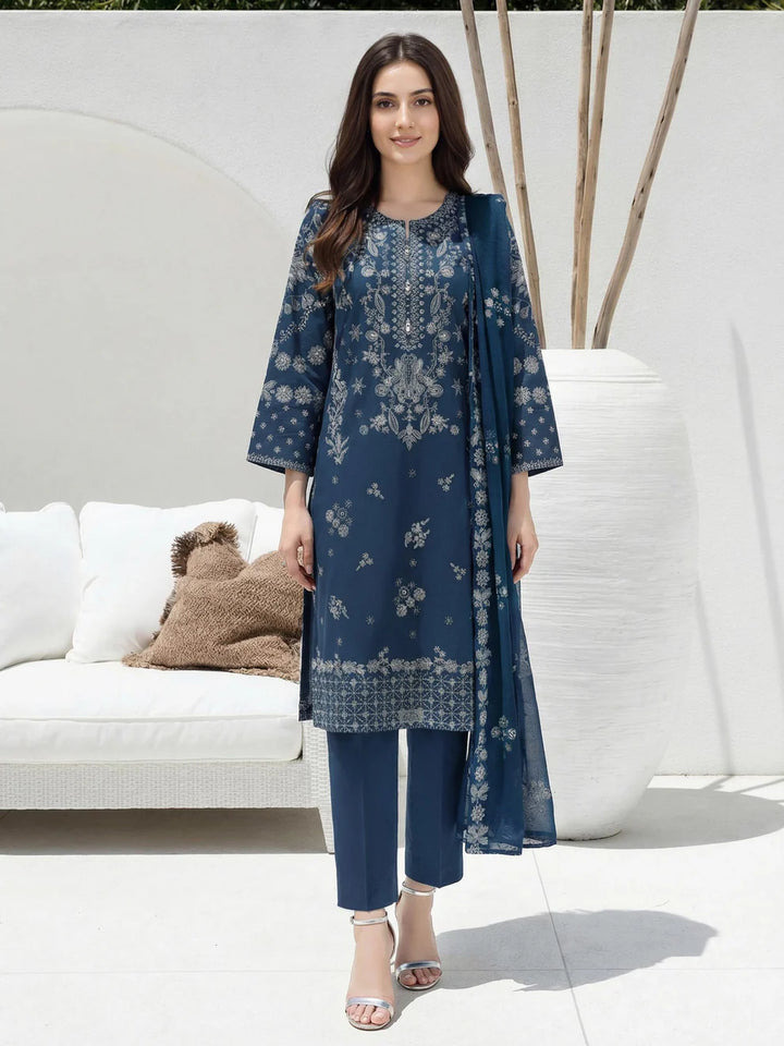 3 Piece Lawn Suit (Unstitched)