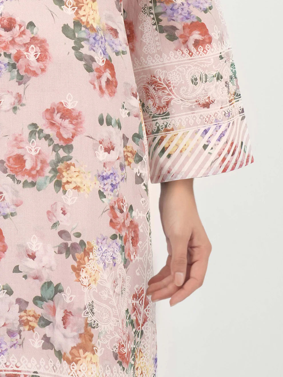 3 Piece Lawn Suit- Printed (Unstitched)