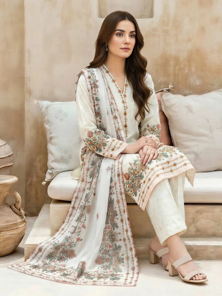 3 Piece Lawn Suit (Unstitched)