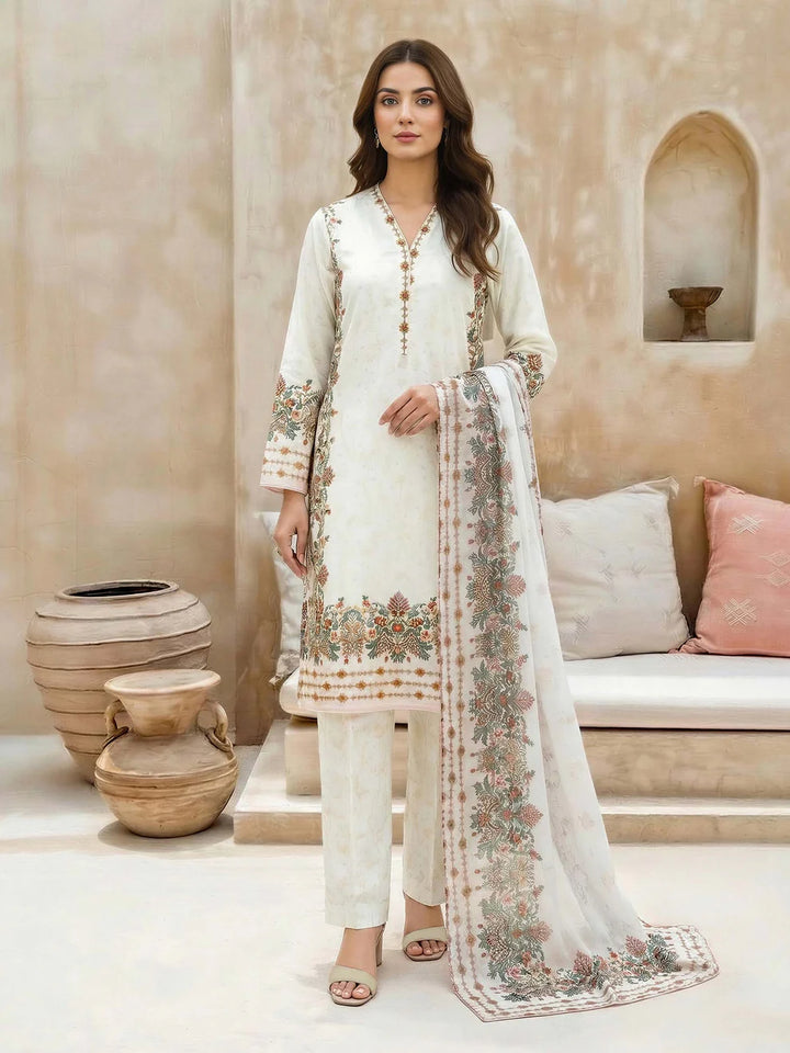 3 Piece Lawn Suit (Unstitched)