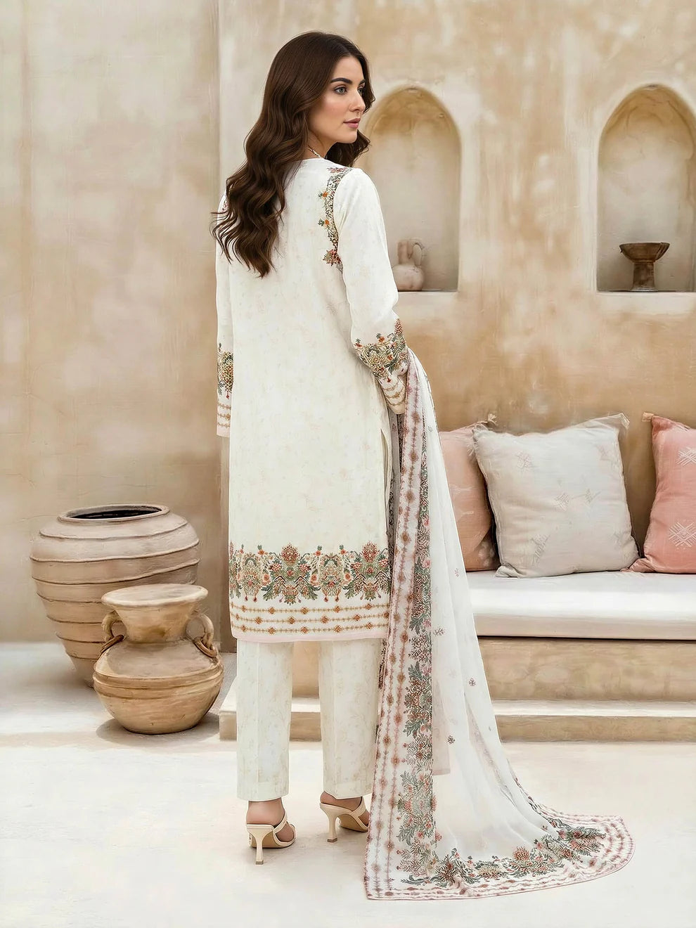 3 Piece Lawn Suit (Unstitched)