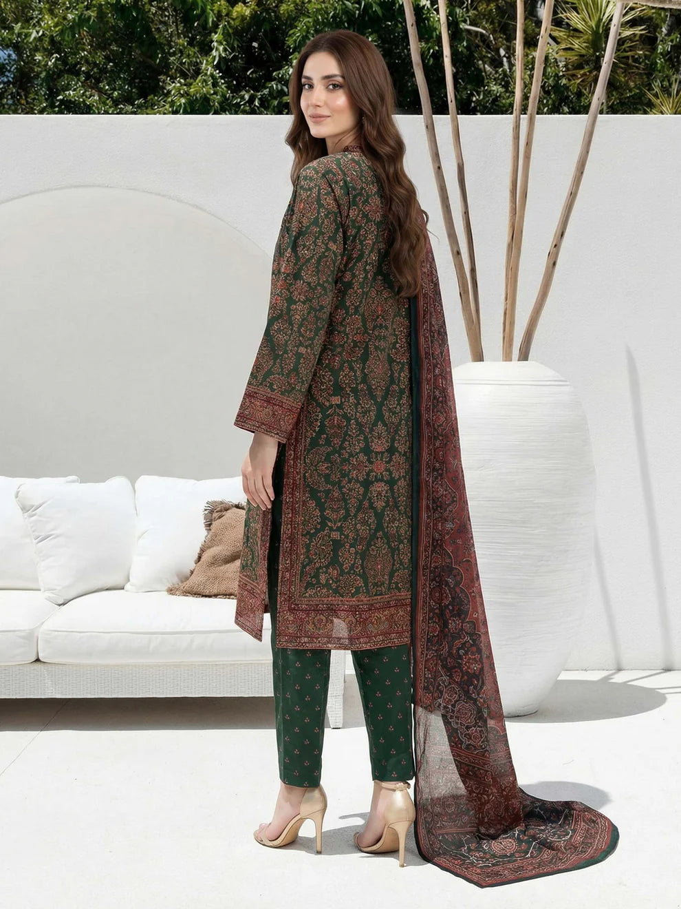 3 Piece Lawn Suit (Unstitched)