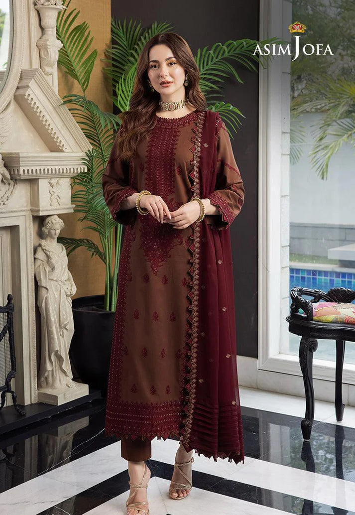 Embroidered Lawn Fancy 3 Piece Dress