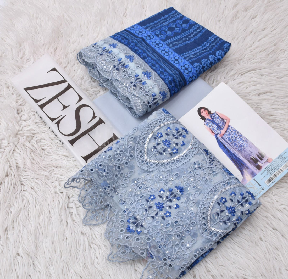 Luxury Embroidered Lawn Suit
