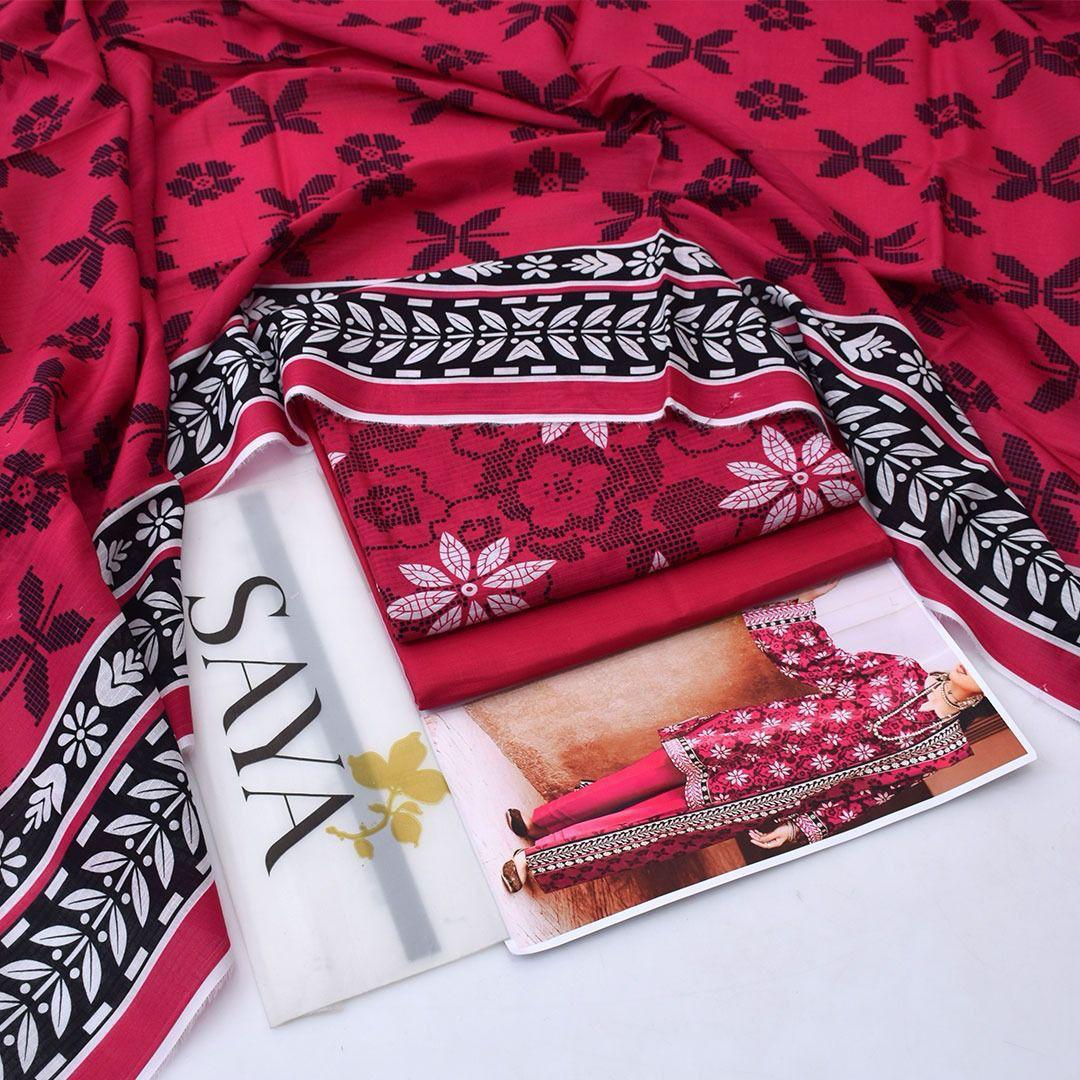 PRINTED LAWN DRESS SAYA BRAND