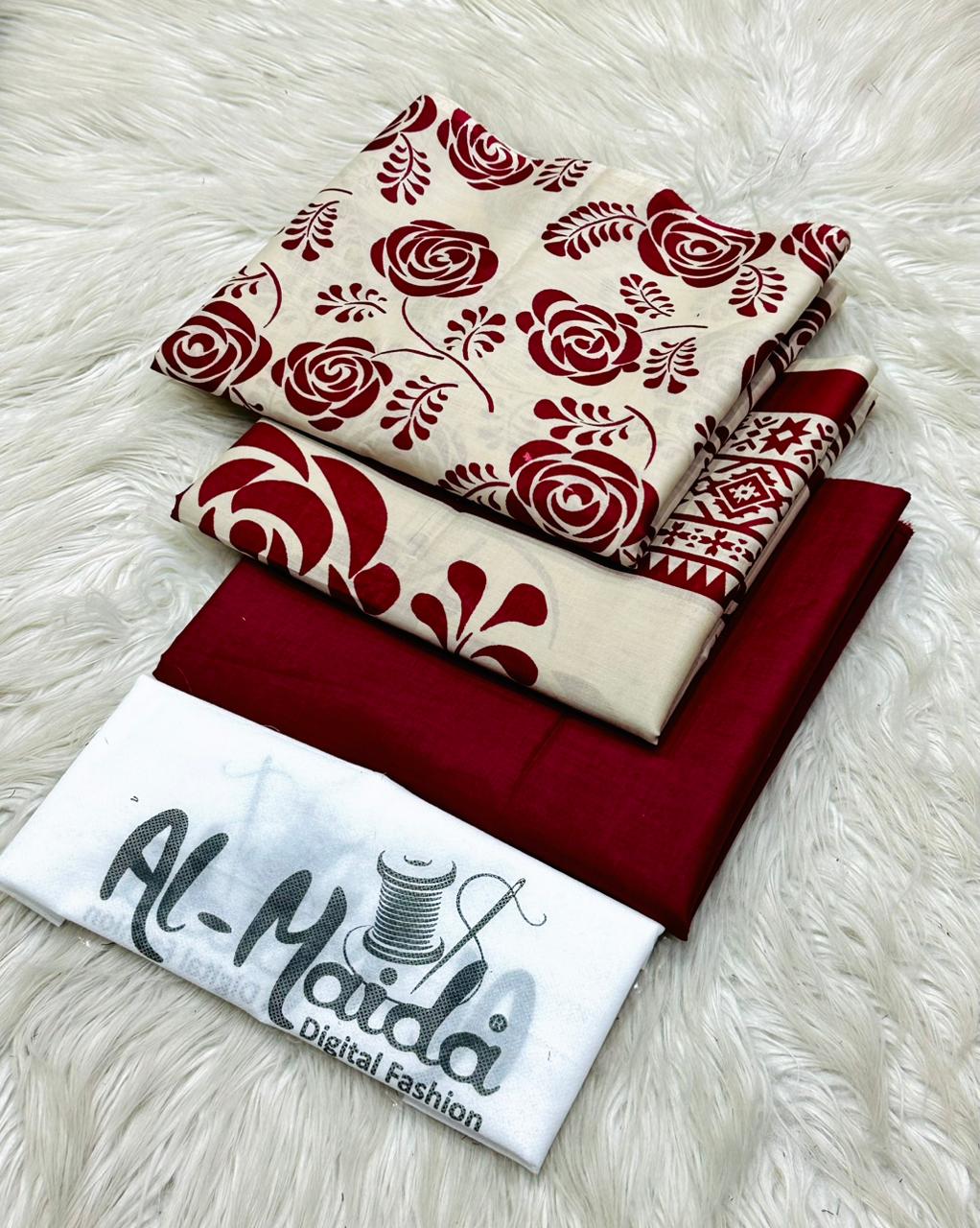 Printed Lawn 3 Piece Suit