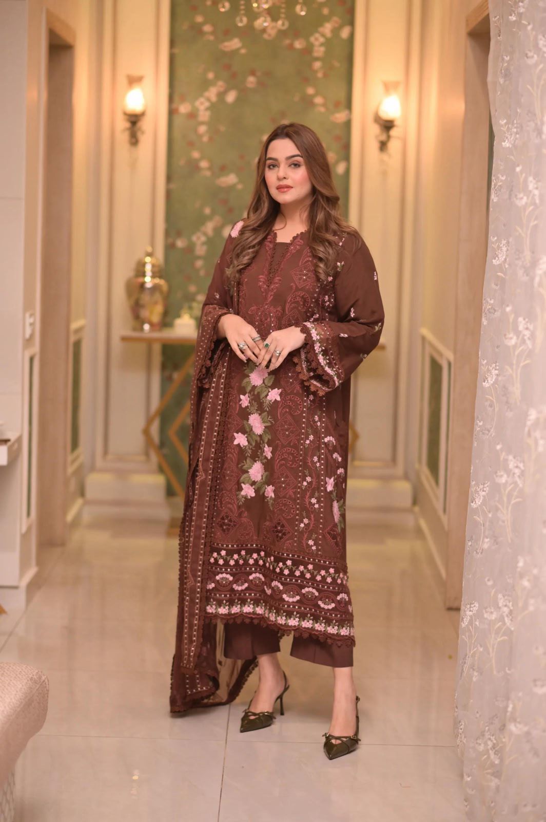 Embroidered Lawn DRESS