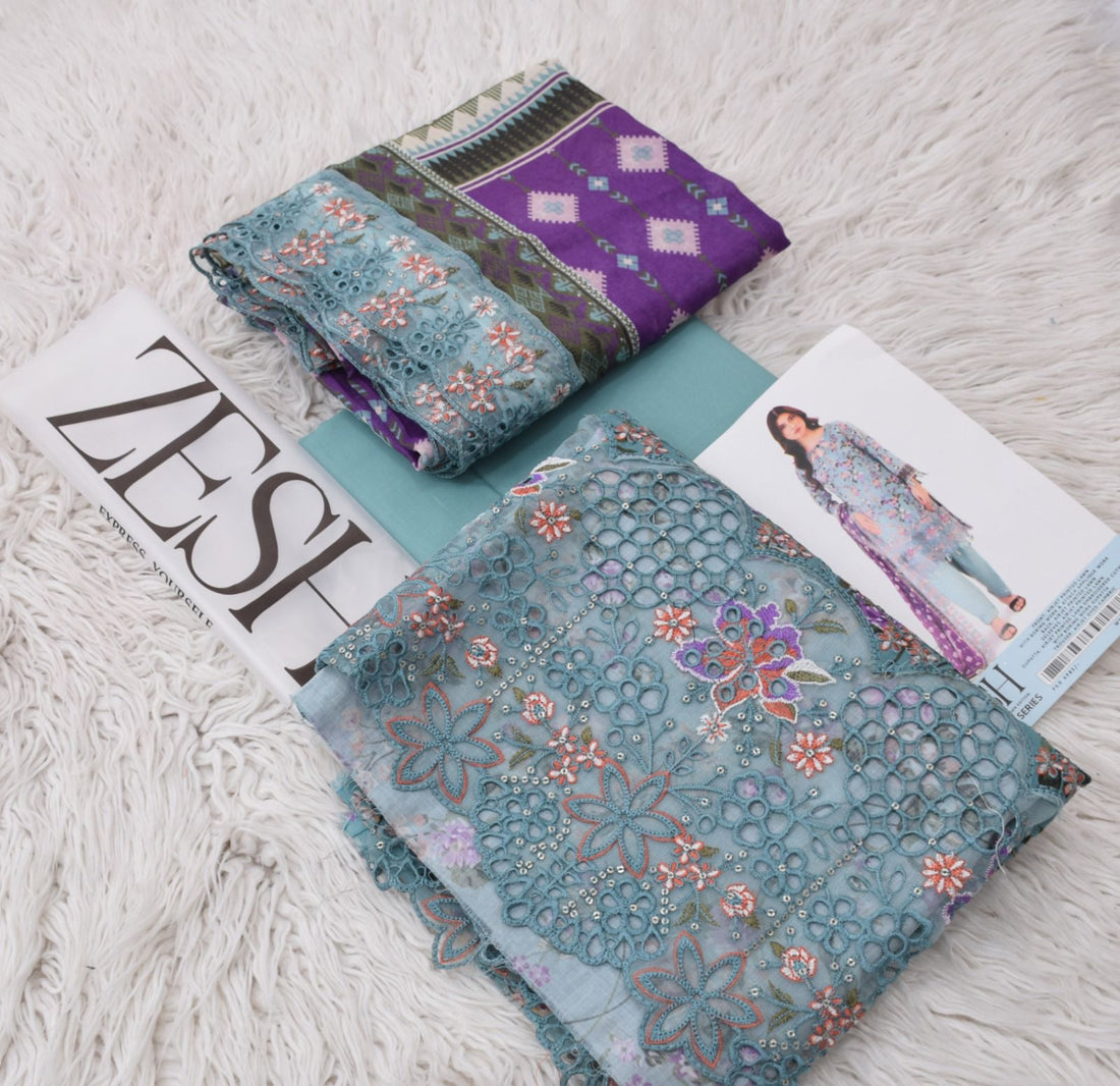 Luxury Embroidered Lawn Suit
