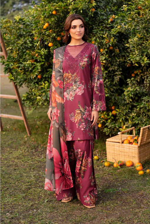Printed lawn 3 piece collection